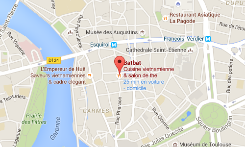 Restaurant Les Carmes Toulouse Vietnamien Asiatique Batbat